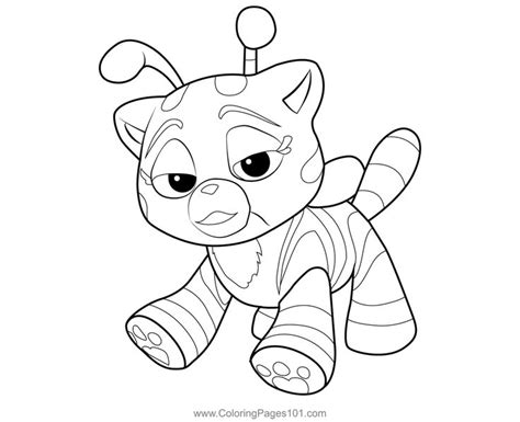 Cat Bee Poppy Playtime Coloring Page | Bee coloring pages, Coloring ...