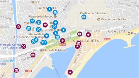 Norma sustracción Detallado mapa de malaga capital cuestionario barajar ...