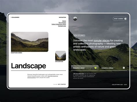 Landscape - Website Concept by Tomasz Mazurczak for Studio.Design on ...