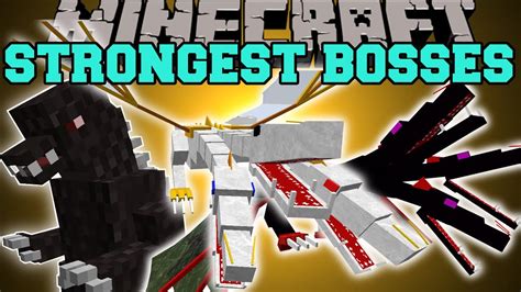 Minecraft: OVERPOWERED BOSSES (THE STRONGEST MOBS ALIVE!) Mod Showcase ...