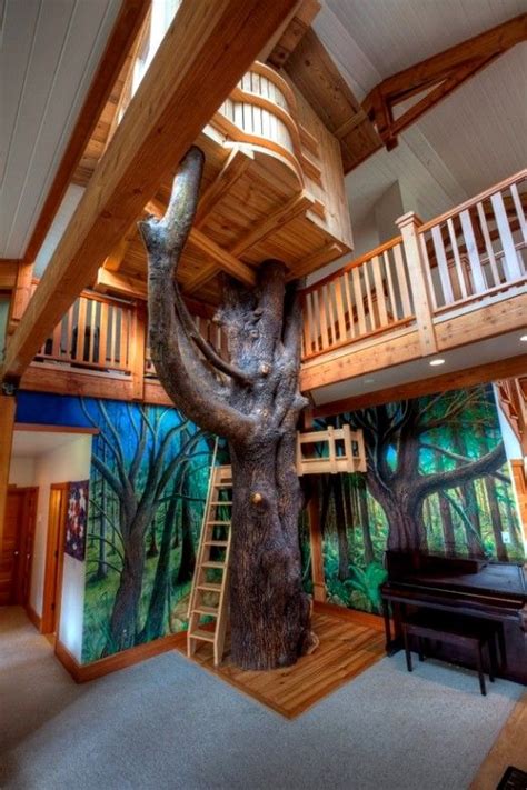 10 Cool Indoor Treehouses That Can Make Your Kids Happy | Indoor tree ...