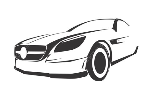 Vector Black Car White Sport Logo, Vector, Car, Car Logo PNG ...