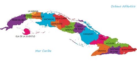 Mapa de Cuba: División política | Social Hizo