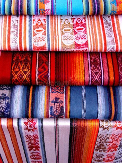 Otavalo Blankets stock image. Image of colorful, multicolor - 4272721