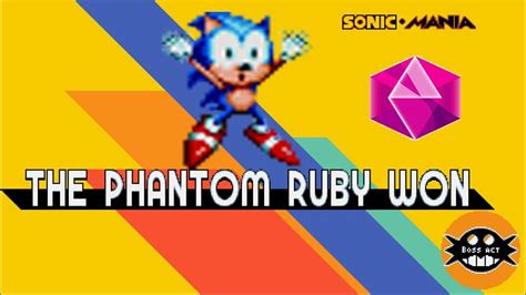 The Best 21 Sonic Mania Phantom Ruby - sugiatik