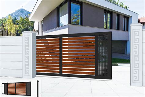 Stylish and contemporary sliding walkway gate for hotels - Automatic Gate Supplier (CXHA)