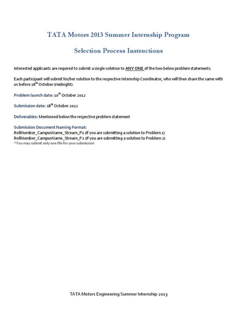 Tata Nano Problem Statement | PDF | Gear | Power Supply