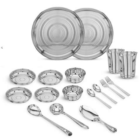 Set 3 Limetro Stainless Steel Dining Set at Rs 469/set in Thane | ID: 2851935840533