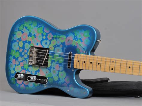 Fender Telecaster Blue Flower MIJ 1999 Blue Flower Guitar For Sale GuitarPoint