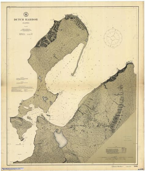 Dutch Harbor Map Alaska 1911 | Etsy