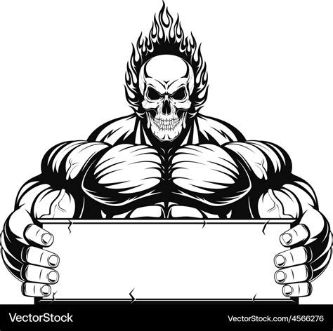 Bodybuilder Royalty Free Vector Image - VectorStock