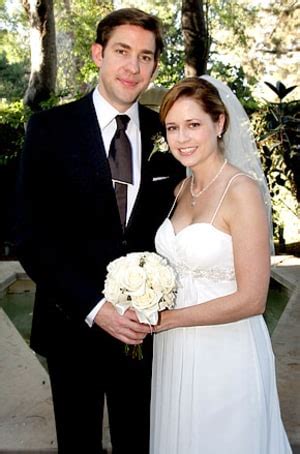 See the Wedding Web Site of The Office's Jim and Pam - Us Weekly