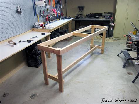 Homemade Craft Table and Workbench