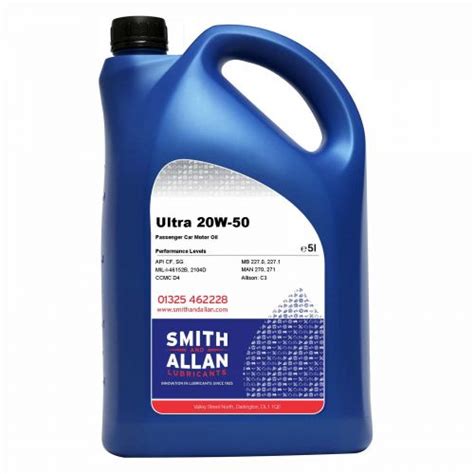 Smith & Allan Ultra 20W-50 - Mineral Engine Oil | Smith And Allan