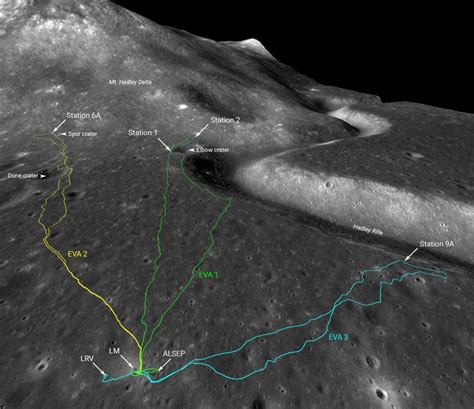 Places on the Moon explored by Apollo astronauts and what we learnt ...