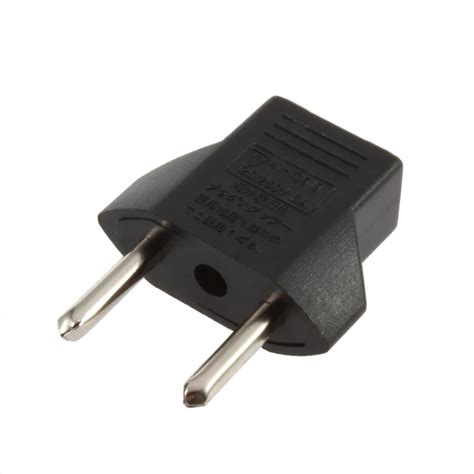 1pcs EU Plug Adapter 2 Pin to EU 2 Round Pin Plug Socket Eletronic Digital European plug adapter ...