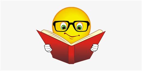 Reading Smiley - 401x330 PNG Download - PNGkit