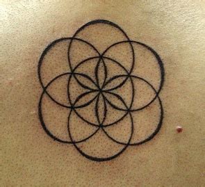 Simple seed of life tattoo. … | Life tattoos, Flower of life tattoo, Trendy tattoos