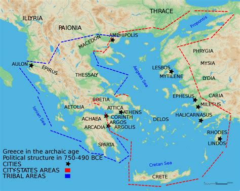 Ancient Greek Cities Map
