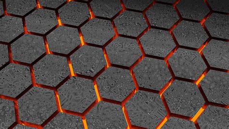 Lava Abstract Hexagon 3d, HD 3D, 4k Wallpapers, Images, Backgrounds, Photos and Pictures