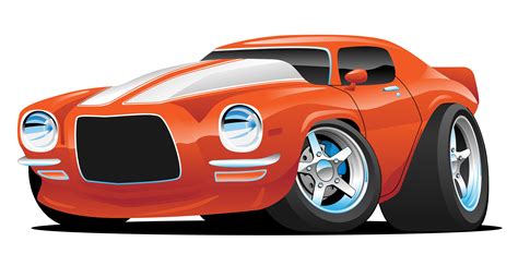 Classic Muscle Car Cartoon Car Cartoon Classic Cars M - vrogue.co
