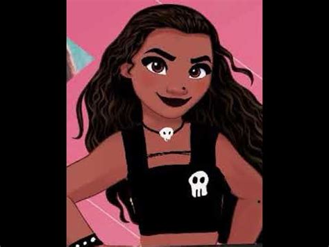 MOANA AS A BADDIE #ART #SHORTS #BADDIE #MOANIE - YouTube