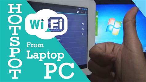 Membuat Laptop/PC Jadi WIFI Hotspot #TUTORIAL - YouTube