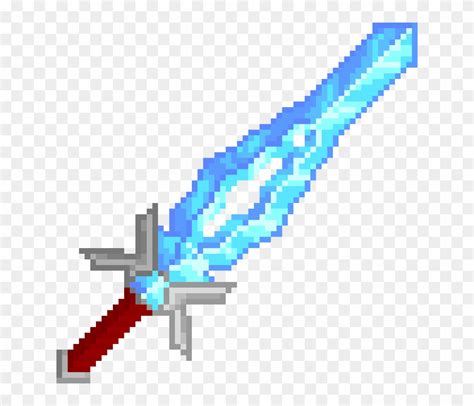 Diamond Sword Pixel Art