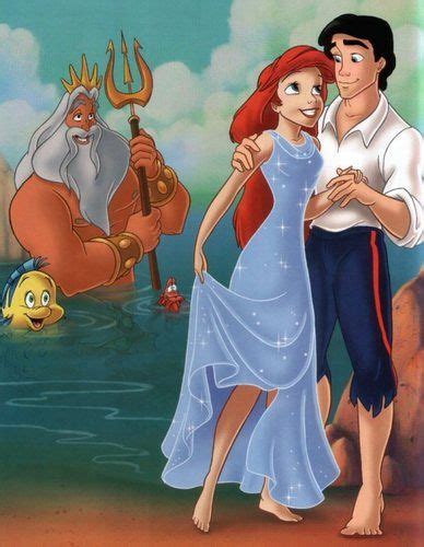 Disney Couples Photo: Ariel and Eric | Walt disney characters, Disney, Mermaid disney