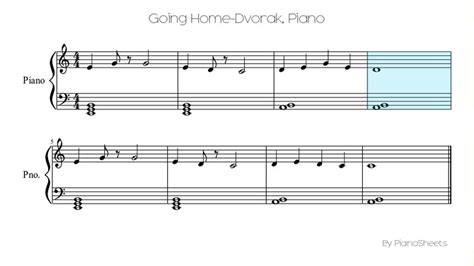 Going Home-Dvorak [Piano Solo] - YouTube