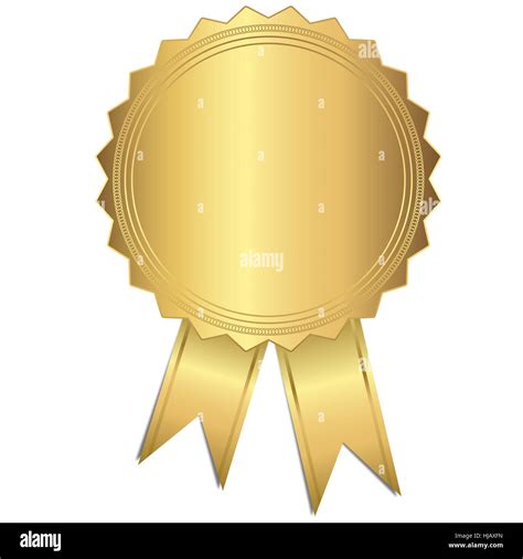 Gold certificate seal hi-res stock photography and images - Alamy