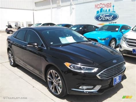 2017 Shadow Black Ford Fusion Titanium #114517705 Photo #10 | GTCarLot.com - Car Color Galleries