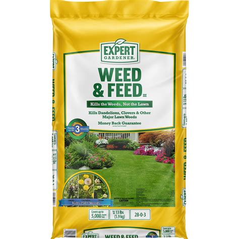 Expert Gardener Weed and Feed Fertilizer 28-0-3, 13.2 lb. Covers up to ...