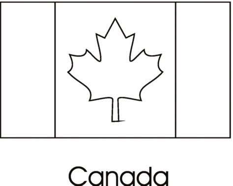 Canada Flag Coloring page | Flag coloring pages, Flag, Coloring pages inspirational