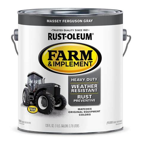 Rust-Oleum 1 Gal Massey Ferguson Gray Farm Equipment Paint - 280174 | Blain's Farm & Fleet