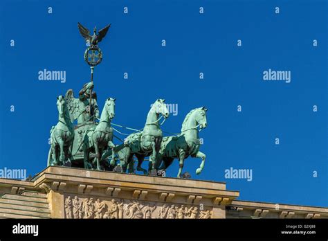 The Brandenburg Gate quadriga Stock Photo - Alamy