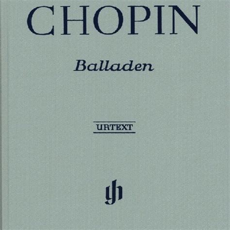 Chopin - Ballades Hardcover - PianoWorks, Inc