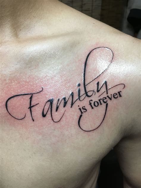 Family is forever | Forever tattoo, Family first tattoo, Family tattoos