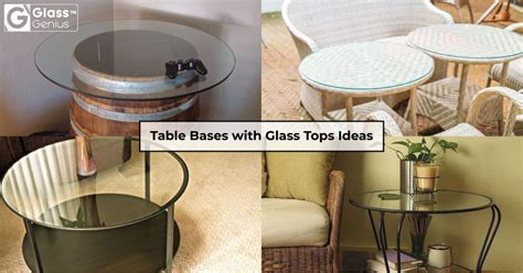 10 DIY Table Base Ideas for Glass Tops