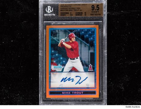 Mike Trout Signed Rookie Card Fetches $186,000 at Auction | TMZ.com