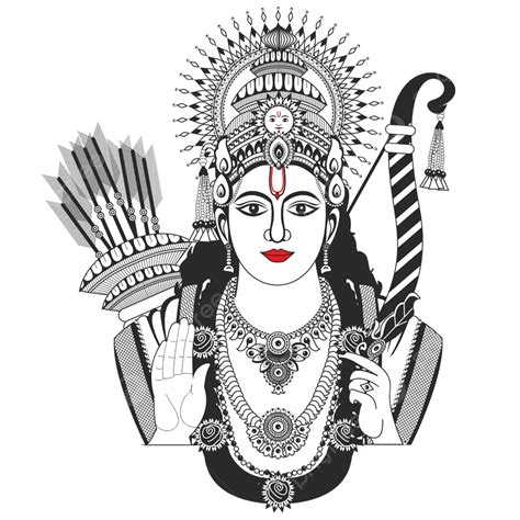 Lord Rama Vector, Lord Ram, Ram Ji, Ram Navami PNG and Vector with Transparent Background for ...