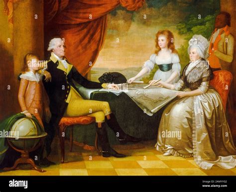 George washington family hi-res stock photography and images - Alamy