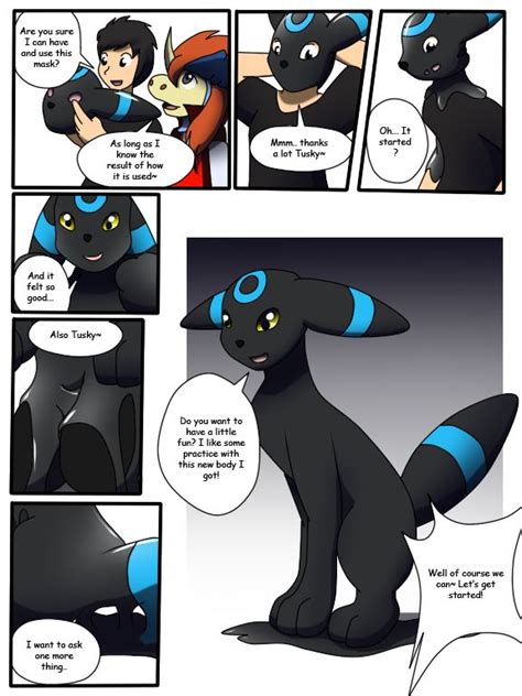 Shiny Umbreon TF Mask by Avianine on DeviantArt | Furry tf, Pokemon fusion art, Umbreon