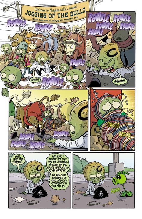 Plants vs. Zombies - Read free Comics online!: Plants vs. Zombies: Boom Boom Mushroom Issue #12