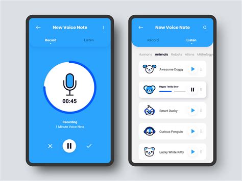 Voice Changer App on Behance