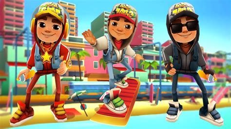 SUBWAY SURFERS GAMEPLAY HD - MIAMI+PERU JAKE+DARK OUTFIT+STAR OUTFIT ...