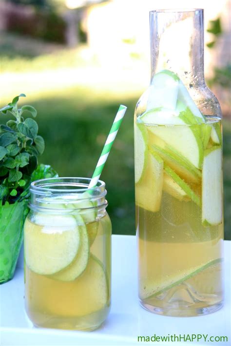 Green Apple Sangria Cocktail Recipe | Recipe | Green apple sangria ...