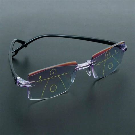 Anti-Blue Light Progressive Multifocal Presbyopia-Eyeglasses Reading ...