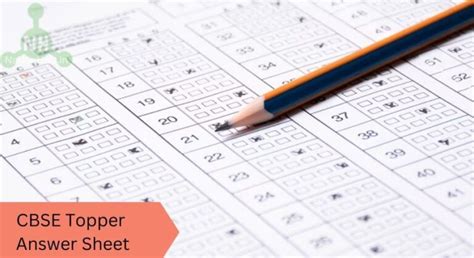 CBSE Topper Answer Sheet 2025 PDF Download for Class 10th & 12th