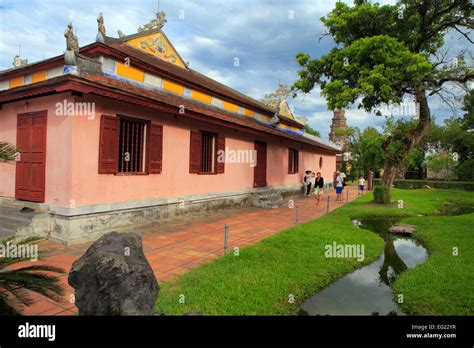 City park near Thien Mu temple, Hue, Vietnam Stock Photo - Alamy